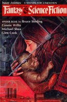 F&SF August The Horror on the #33 cover